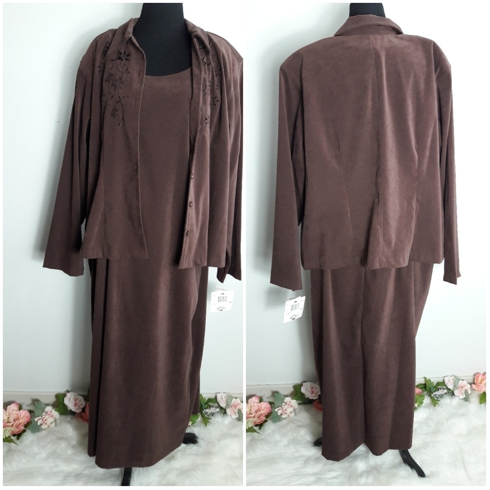 Erika 2 Piece Dress & Jacket Set - Picture 1 of 8